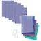 Better Office Products 5-Tab Poly Index Dividers For 3-Ring Binders, Rounded Tabs W/Stickers, Multicolored Dividers, 12PK 63512 - alternate 1